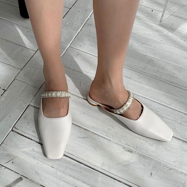 slippers 2021 mules shoes women slides outdoor platform pearl decoration summer sandals heels, Black
slippers 2021 mules shoes women slides outdoor platform pearl decoration summer sandals heels, Black
