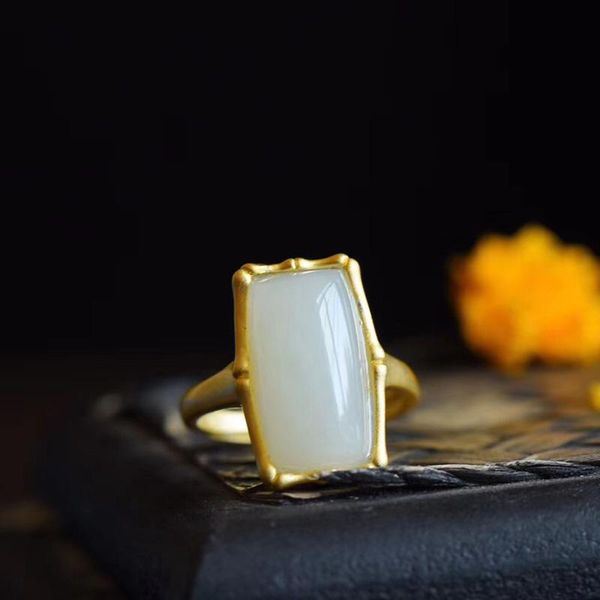 cluster rings natural white jade ring with s925 sterling silver electroplated 18k gold jadeite jewelry 925, Golden;silver
cluster rings natural white jade ring with s925 sterling silver electroplated 18k gold jadeite jewelry 925, Golden;silver