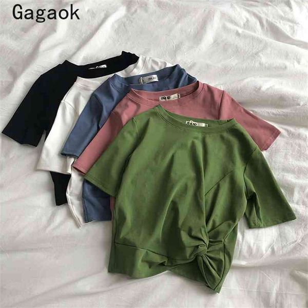 women t-shirts summer solid o-neck short simple tee loose casual fashion ladies korean wild pullovers 210531, White
women t-shirts summer solid o-neck short simple tee loose casual fashion ladies korean wild pullovers 210531, White