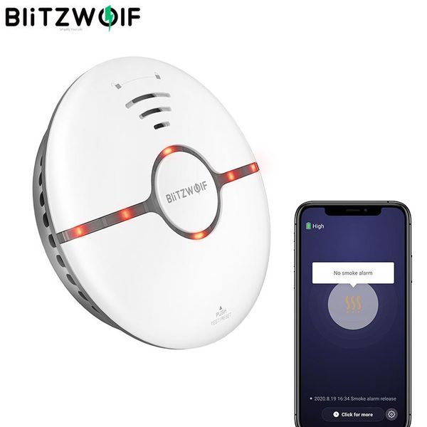 smart home control blitzwolf wifi smoke detector led indicator 360° sensing fire app remote alarm security
smart home control blitzwolf wifi smoke detector led indicator 360° sensing fire app remote alarm security