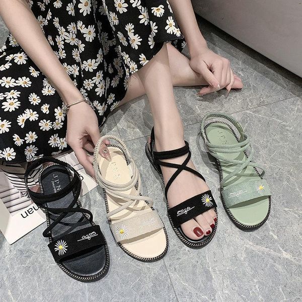 sandals shoes woman 35-43 plus size code 2021 style women's fashion students roman summer non-slip comfortable chrysanthemum, Black
sandals shoes woman 35-43 plus size code 2021 style women's fashion students roman summer non-slip comfortable chrysanthemum, Black