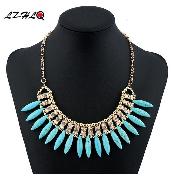 pendant necklace women bohemia jewelry link chain statement necklaces rhinestone pendants 5 colours, Silver
pendant necklace women bohemia jewelry link chain statement necklaces rhinestone pendants 5 colours, Silver