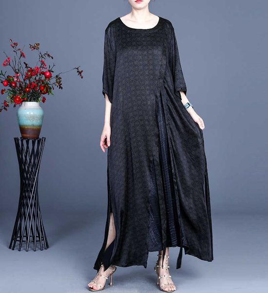 vanovich summer printed dress women pluz size retro casual wild short sleeve irregular clothing 210615, Black;gray
vanovich summer printed dress women pluz size retro casual wild short sleeve irregular clothing 210615, Black;gray