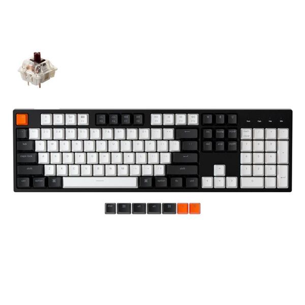 keychron c2 a wired type-c mechanical keyboard white backlight gateron switch for mac windows keyboards
keychron c2 a wired type-c mechanical keyboard white backlight gateron switch for mac windows keyboards
