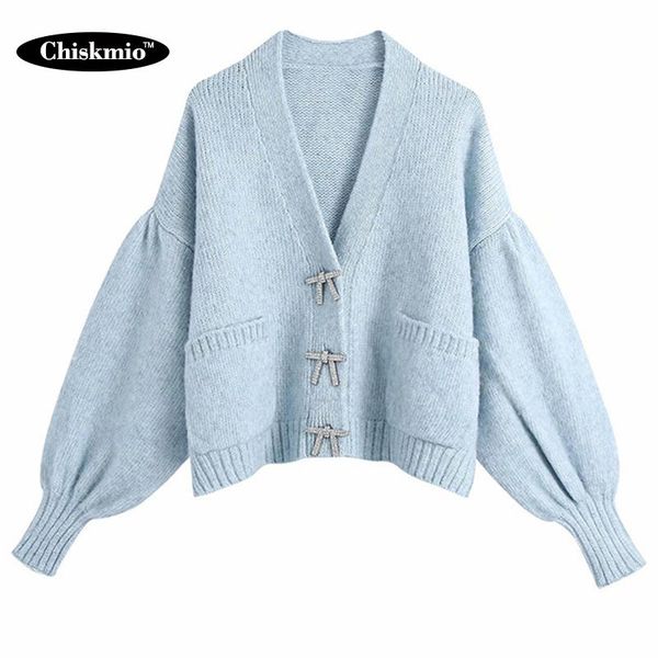 women's knits & tees women fashion bow rhinestone buttons loose knitted cardigan sweater vintage long sleeve pockets female outerwear c, White
women's knits & tees women fashion bow rhinestone buttons loose knitted cardigan sweater vintage long sleeve pockets female outerwear c, White