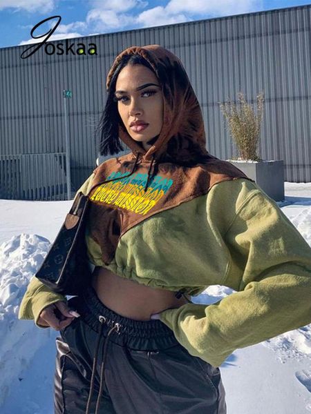 women's hoodies & sweatshirts joskaa contrast color long sleeve drawstring slim pullover crop casual sweatshirt women hoodie fall 2021, Black
women's hoodies & sweatshirts joskaa contrast color long sleeve drawstring slim pullover crop casual sweatshirt women hoodie fall 2021, Black