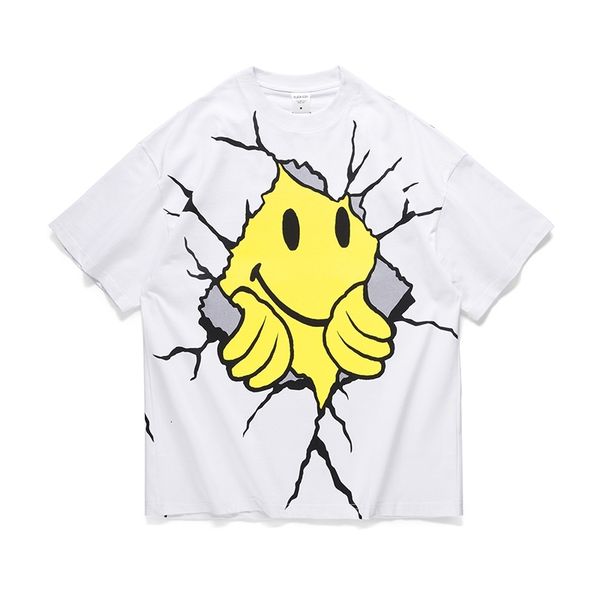 men's t-shirts smiley letter print casual cotton t shirt mens womens high street short sleeve oversize summer tshirts o neck loose, White;black
men's t-shirts smiley letter print casual cotton t shirt mens womens high street short sleeve oversize summer tshirts o neck loose, White;black