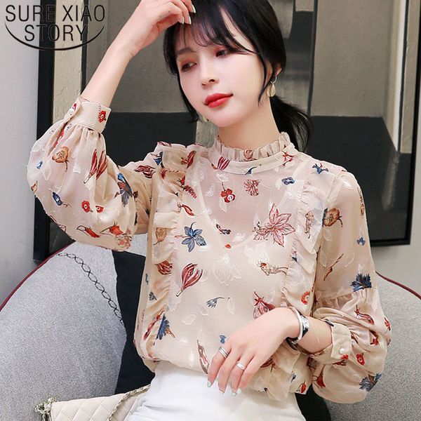 autumn fashion chiffon blouses printed long sleeve casual o-neck sweet women clothing 6023 50 210415, White
autumn fashion chiffon blouses printed long sleeve casual o-neck sweet women clothing 6023 50 210415, White