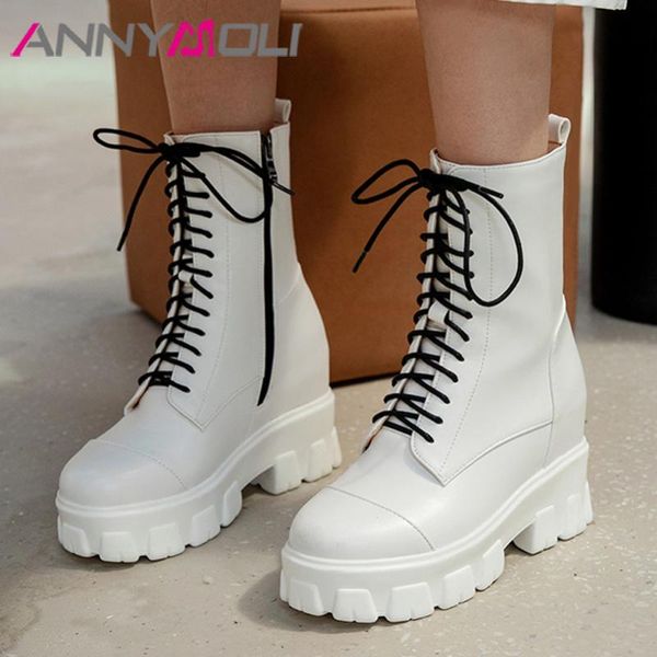 boots annymoli zip high heel motorcycle woman platform height increasing mid calf lace up ladies shoes autumn beige 33-43, Black
boots annymoli zip high heel motorcycle woman platform height increasing mid calf lace up ladies shoes autumn beige 33-43, Black