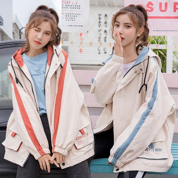 women's jackets student jacket tooling female outerwear spring and autumn 2021 women loose casual, Black;brown
women's jackets student jacket tooling female outerwear spring and autumn 2021 women loose casual, Black;brown