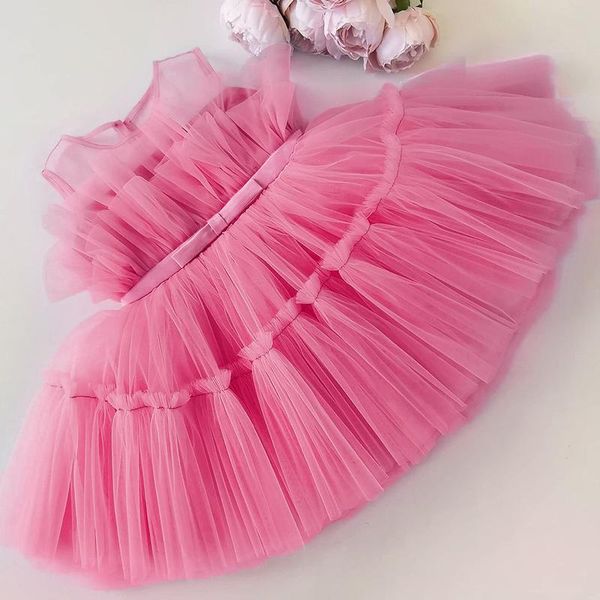 girl's dresses baby girl year dress toddler girls baptism birthday tulle tutu cloth summer kids flower vestidos for weddings, Red;yellow
girl's dresses baby girl year dress toddler girls baptism birthday tulle tutu cloth summer kids flower vestidos for weddings, Red;yellow
