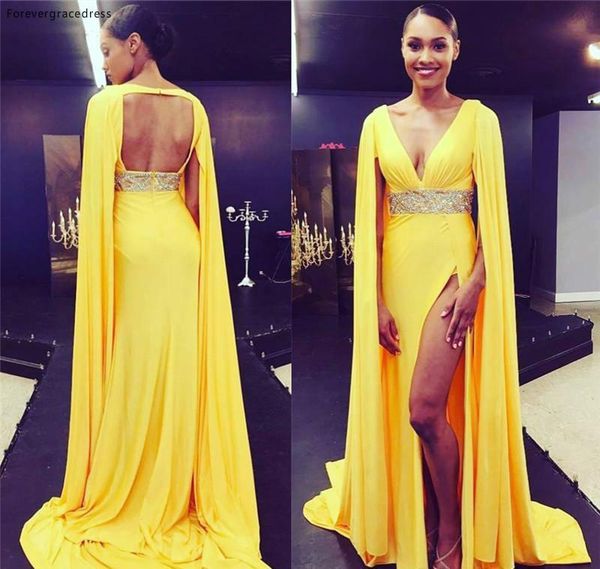 party dresses 2021 yellow high split deep v neck prom dress open back formal holiday wear gown custom made plus size, White;black
party dresses 2021 yellow high split deep v neck prom dress open back formal holiday wear gown custom made plus size, White;black
