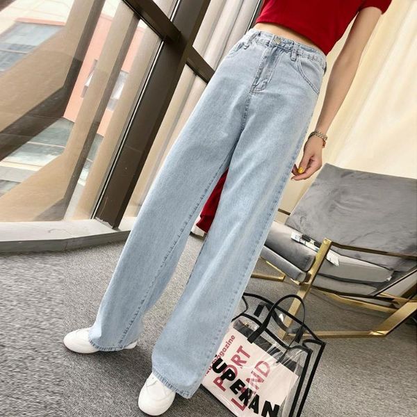 women's jeans woman pants light blue denim trousers high waist loose straight pantalones vaqueros mujer
women's jeans woman pants light blue denim trousers high waist loose straight pantalones vaqueros mujer
