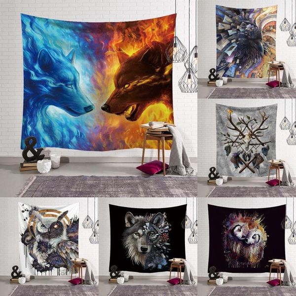 tapestries ins nordic wind wolf tapestry wall hanging home living room cartoon animal fabric painting decor blanket beach towel
tapestries ins nordic wind wolf tapestry wall hanging home living room cartoon animal fabric painting decor blanket beach towel
