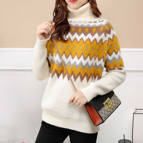 women's sweaters vintage autumn winter woman long sleeve ladies turtleneck jumper geometric female high neck knitted pullover 5qb0, White;black
women's sweaters vintage autumn winter woman long sleeve ladies turtleneck jumper geometric female high neck knitted pullover 5qb0, White;black
