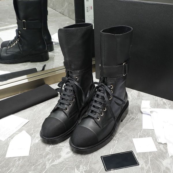 lace up boots 2021 luxury designer classic leather heightens women flat heel calfskin grosgrain boot, Black
lace up boots 2021 luxury designer classic leather heightens women flat heel calfskin grosgrain boot, Black