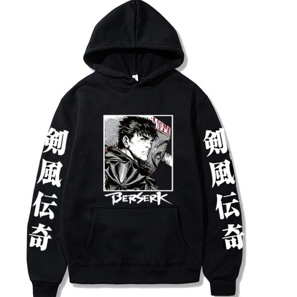 men's hoodies & sweatshirts japanese anime berserk guts sweatshirt loose casual manga hip hop man and woman cloths oversized, Black
men's hoodies & sweatshirts japanese anime berserk guts sweatshirt loose casual manga hip hop man and woman cloths oversized, Black
