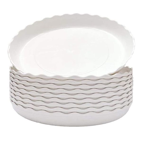 planters & pots 30 pcs wave plant saucer flower pot drip trays/durable heavy duty white tray for indoor and out door 6 inch
planters & pots 30 pcs wave plant saucer flower pot drip trays/durable heavy duty white tray for indoor and out door 6 inch