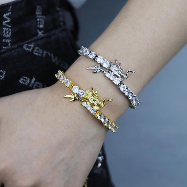 link, chain summer fashion animal design dragon clasp adjustable size charm bracelets with 5a cz tennis for women men hip hop jewelry, Black
link, chain summer fashion animal design dragon clasp adjustable size charm bracelets with 5a cz tennis for women men hip hop jewelry, Black