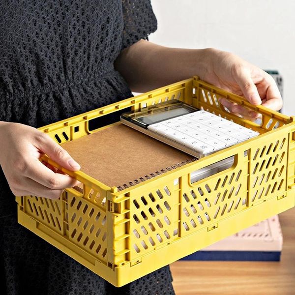 storage baskets 1pc foldable plastic basket utility cosmetic container deskhome kitchen warehouse box
storage baskets 1pc foldable plastic basket utility cosmetic container deskhome kitchen warehouse box