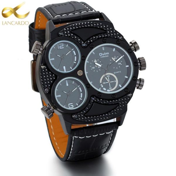 wristwatches lancardo men's watches mens quartz casual leather wristwatch sports man multi-time zone male watch clock relogios hombre 2, Slivery;brown
wristwatches lancardo men's watches mens quartz casual leather wristwatch sports man multi-time zone male watch clock relogios hombre 2, Slivery;brown