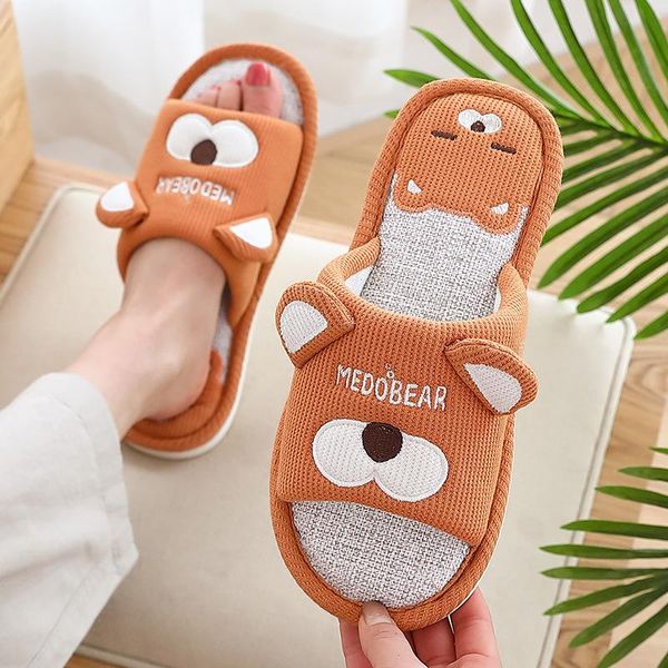 slippers men linen shoes women home el indoor floor summer open toe couples mute sandals slides, Black
slippers men linen shoes women home el indoor floor summer open toe couples mute sandals slides, Black