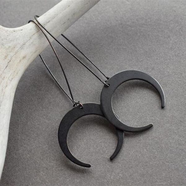 dangle & chandelier black moon crescent earrings gothic goth celestial phase boho witchy hippie jewelry punk women gift pagan fashion wiccan, Silver
dangle & chandelier black moon crescent earrings gothic goth celestial phase boho witchy hippie jewelry punk women gift pagan fashion wiccan, Silver