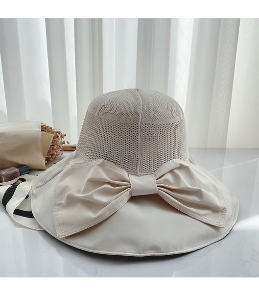 black glue sunblock hat female summer bowknot sun shade big eaves hat uv hollow beach fisherman hats, Blue;gray
black glue sunblock hat female summer bowknot sun shade big eaves hat uv hollow beach fisherman hats, Blue;gray
