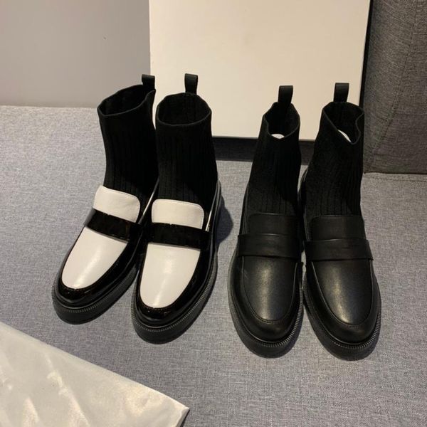 boots ins fashion brand women's genuine leather ankle for woman black socks luxury design shoes size 35-40
boots ins fashion brand women's genuine leather ankle for woman black socks luxury design shoes size 35-40
