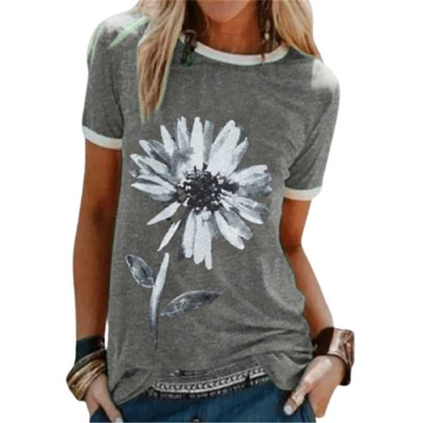 floral print summer women t shirts fashion streetwear casual short sleeve tees plus size 2021 female loose o-neck tshirt women's t-shir, White
floral print summer women t shirts fashion streetwear casual short sleeve tees plus size 2021 female loose o-neck tshirt women's t-shir, White
