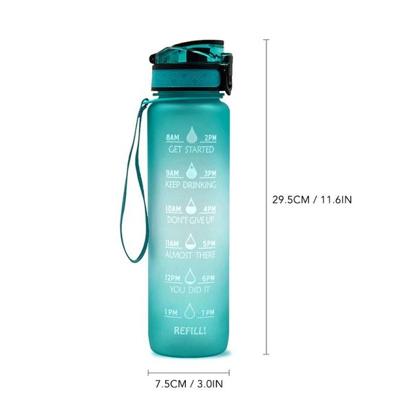 water bottle sports with time marker drinking kettle fitness sport 1l jug camping office school gym workout
water bottle sports with time marker drinking kettle fitness sport 1l jug camping office school gym workout