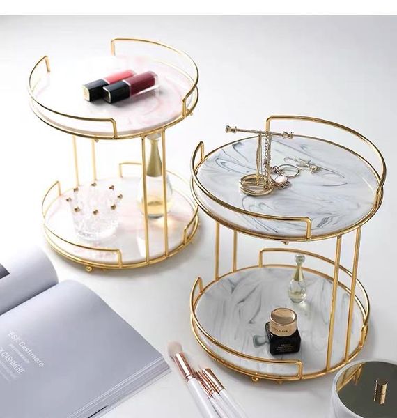 kitchen storage & organization nordic vanity tray double-deck cosmetics creative dressing table deskracks princess finishing rack jewelr
kitchen storage & organization nordic vanity tray double-deck cosmetics creative dressing table deskracks princess finishing rack jewelr
