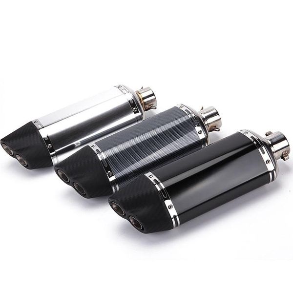 motorcycle exhaust system 51mm universal pipe muffler removable with db killer accessories stainless steel black short
motorcycle exhaust system 51mm universal pipe muffler removable with db killer accessories stainless steel black short