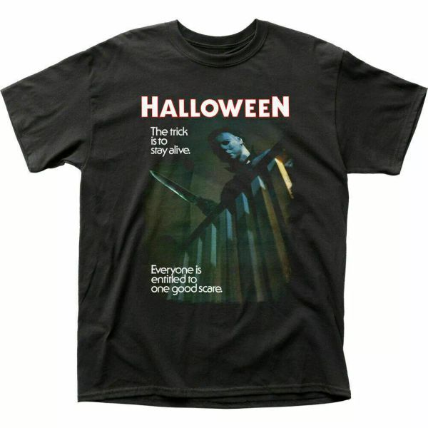 halloween one good scare t shirt mens licensed pop culture movie retro tee black, White;black
halloween one good scare t shirt mens licensed pop culture movie retro tee black, White;black
