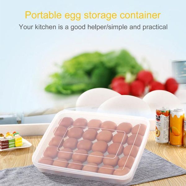 storage bottles & jars largecapacity refrigerator egg organizer 30 compartments transparent box nonslip and crackproof gifts
storage bottles & jars largecapacity refrigerator egg organizer 30 compartments transparent box nonslip and crackproof gifts