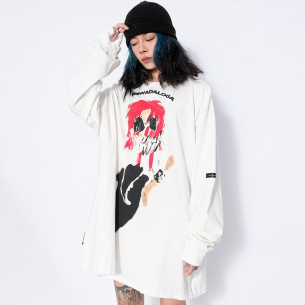 men's t-shirts eukaaru kawaii clothing women oversized long t shirt funny character graffiti printed sleeve tshirt men streetwear tshir, White;black
men's t-shirts eukaaru kawaii clothing women oversized long t shirt funny character graffiti printed sleeve tshirt men streetwear tshir, White;black