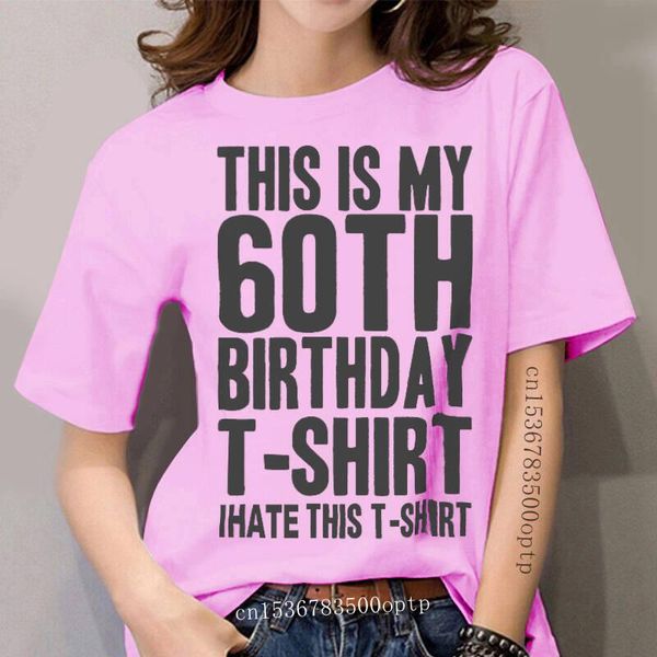 women's t-shirt women this is my 60th birthday 60 years old funny gift idea present, White
women's t-shirt women this is my 60th birthday 60 years old funny gift idea present, White
