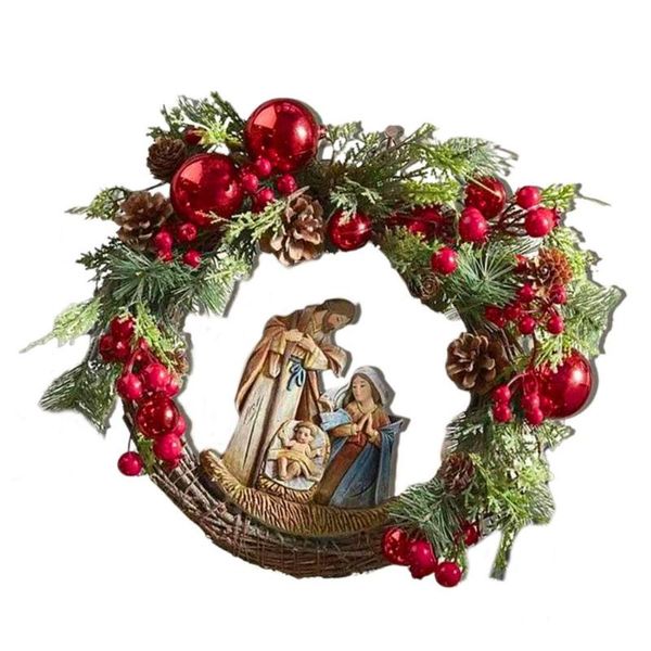 decorative flowers & wreaths sacred christmas wreath 14in artificial winter door nativity decor front for thanksgiving and
decorative flowers & wreaths sacred christmas wreath 14in artificial winter door nativity decor front for thanksgiving and