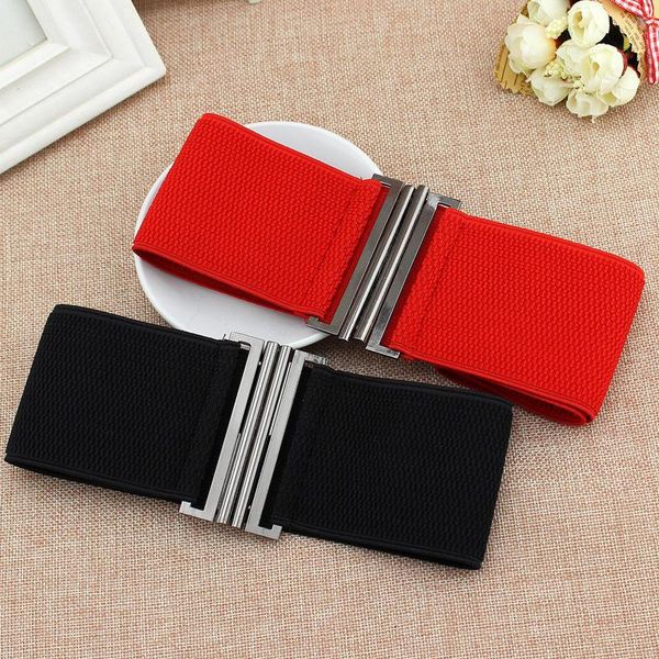 waistband women's waistbands elastic wide belt alloy buckle cummerbund female black strap white dress decoration gifts belts, Black;brown
waistband women's waistbands elastic wide belt alloy buckle cummerbund female black strap white dress decoration gifts belts, Black;brown