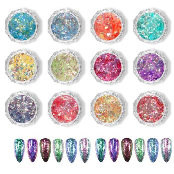 nail glitter 6boxes/set laser mixed powder sequins shinning colorful flakes 3d diy charm dust for art decorations, Silver;gold
nail glitter 6boxes/set laser mixed powder sequins shinning colorful flakes 3d diy charm dust for art decorations, Silver;gold