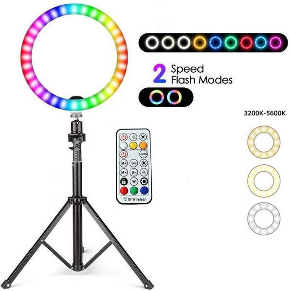 10inch 26cm rgb ring light with tripods 26light colors rainbow colorful lighting for vlogging videos mobile pc flash heads
10inch 26cm rgb ring light with tripods 26light colors rainbow colorful lighting for vlogging videos mobile pc flash heads