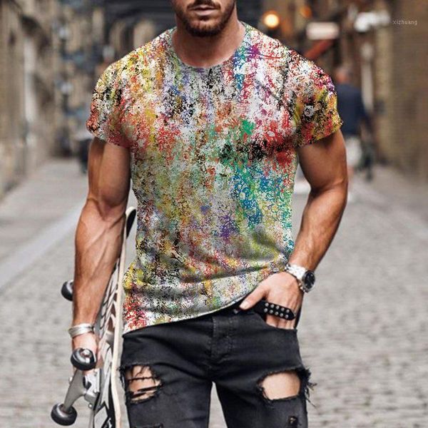 men's t-shirts 2021 cross-border fashion trend casual 3d digital printed short-sleeve shirt for men, White;black
men's t-shirts 2021 cross-border fashion trend casual 3d digital printed short-sleeve shirt for men, White;black