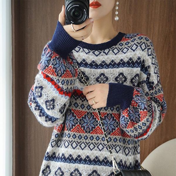 women's sweaters heavy 2021 autumn and winter female o-neck 100% pure sweater jacquard thick loose knit bottoming shirt big pullover, White;black
women's sweaters heavy 2021 autumn and winter female o-neck 100% pure sweater jacquard thick loose knit bottoming shirt big pullover, White;black