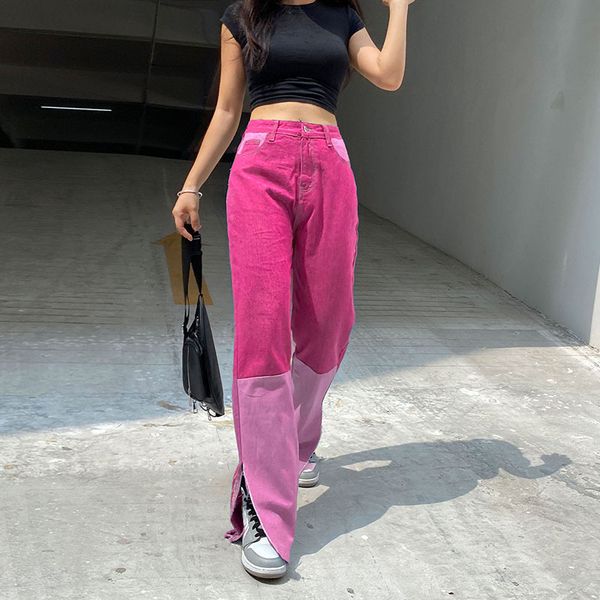 skater style grunge 90s shredded jeans split high-waisted blue women's y2k streetwear denim fashionable pants
skater style grunge 90s shredded jeans split high-waisted blue women's y2k streetwear denim fashionable pants