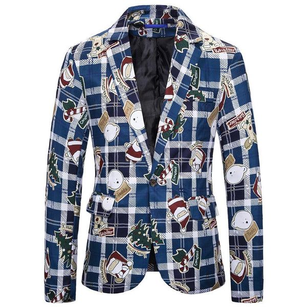 women's suits & blazers christmas costume women printed suit jacket fall single button santa claus creative blazer, White;black
women's suits & blazers christmas costume women printed suit jacket fall single button santa claus creative blazer, White;black