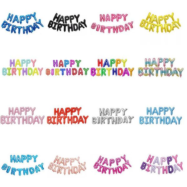 13pcs happy birthday decoration foil balloons rose gold letter ballons party decorations globos balony anniversaire
13pcs happy birthday decoration foil balloons rose gold letter ballons party decorations globos balony anniversaire