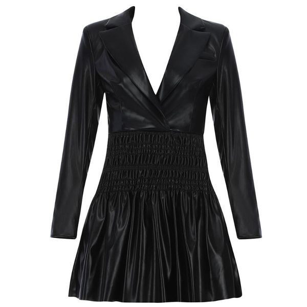 casual dresses black pu leather women dress nice long sleeve fashion spring autumn club bodycon party, Black;gray
casual dresses black pu leather women dress nice long sleeve fashion spring autumn club bodycon party, Black;gray