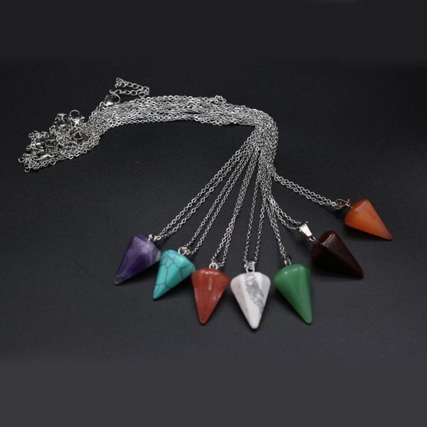 pendant necklaces small necklace natural multilateral tapered semi-precious stone for romantic love wedding gifts ms 15x25mm, Silver
pendant necklaces small necklace natural multilateral tapered semi-precious stone for romantic love wedding gifts ms 15x25mm, Silver