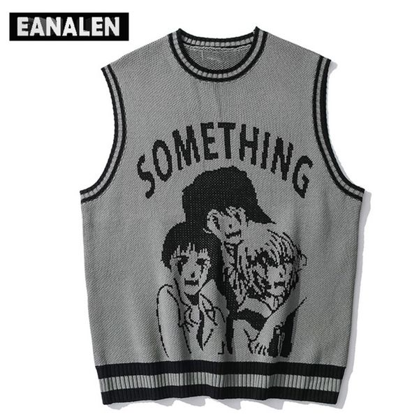 japane cartoon men's and women's knitted sweaters, contrast color svels vts, harajuku retro style, street cloth, Black;white
japane cartoon men's and women's knitted sweaters, contrast color svels vts, harajuku retro style, street cloth, Black;white
