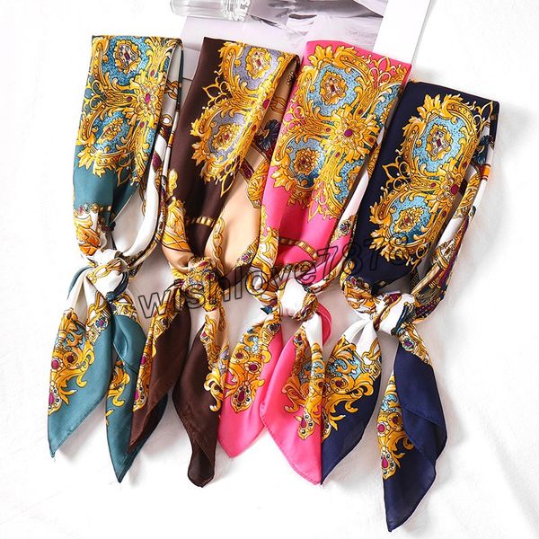 fashion print scarves for women silk satin hijab scarf female 70*70cm luxury brand square shawl headband scarfs for ladies, Blue;gray
fashion print scarves for women silk satin hijab scarf female 70*70cm luxury brand square shawl headband scarfs for ladies, Blue;gray